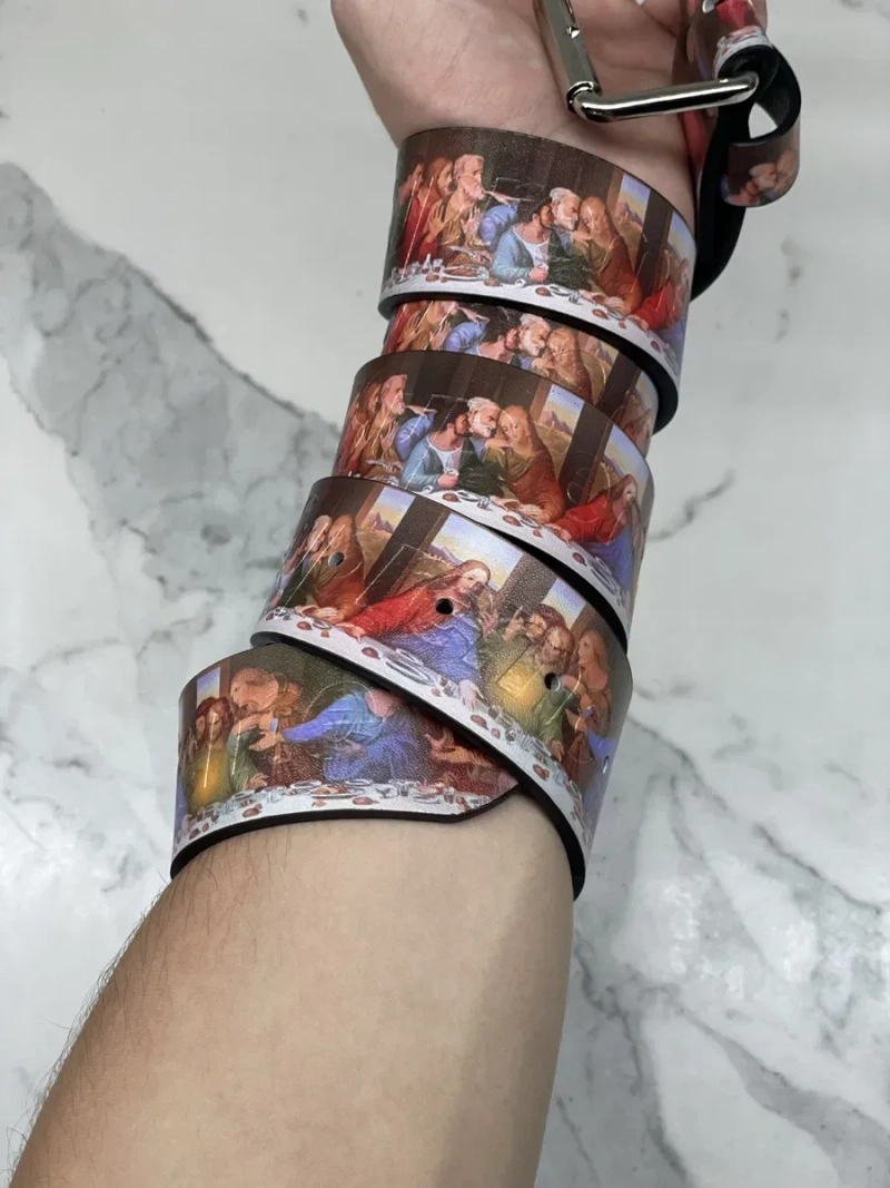 Ремінь Supreme "Тайна Вечеря" — фото 4
