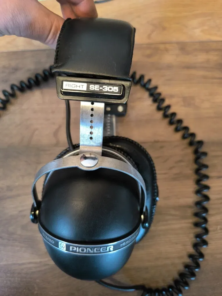 Ретро навушники pioneer se -305 — фото 2