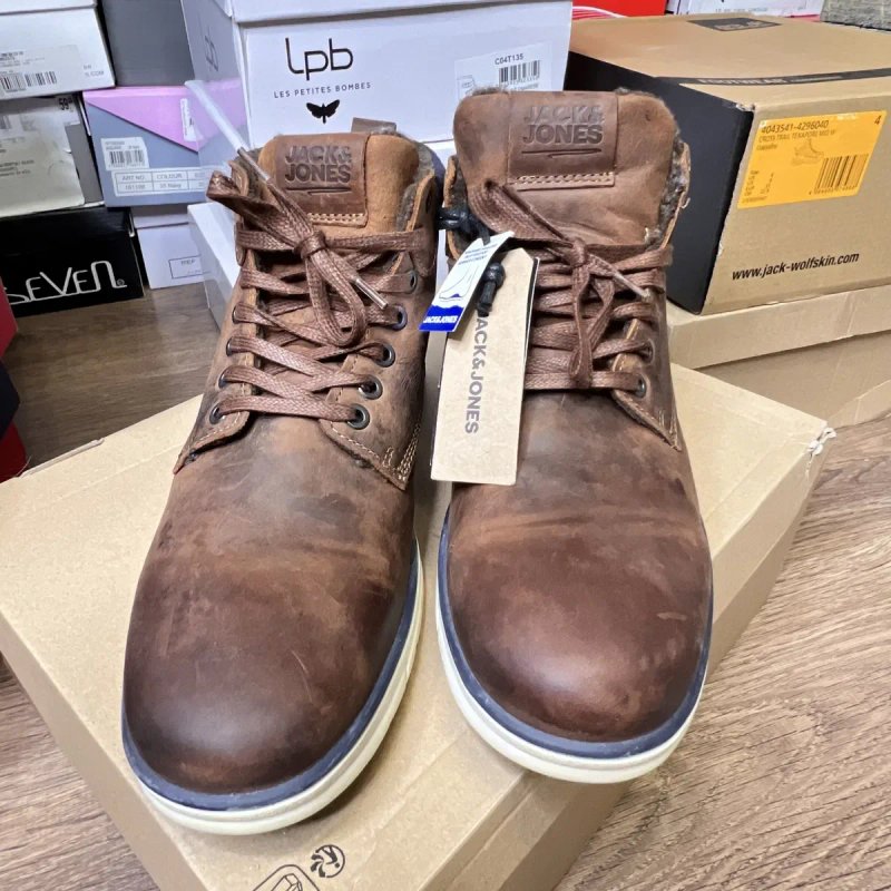 РОЗПРОДАЖ!! черевики Jack & Jones JFW Tubar Leather. Р 44. Оригінал!!! — фото 4