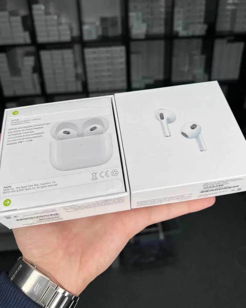 РОЗПРОДАЖ! Top! Безпровідні навушники Аірподс 3 + чохол на кейс! — фото 4