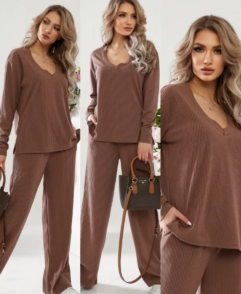 Розпродаж! Жіночий літній костюм рубчик oversize