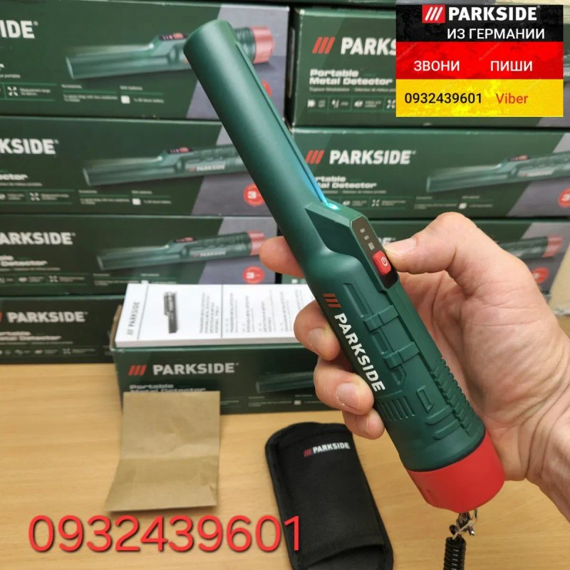 Ручной металлоискатель пинпоинтер детектор метал из ГЕРМАНИИ Parkside пінпоінтер металошукач — фото 5