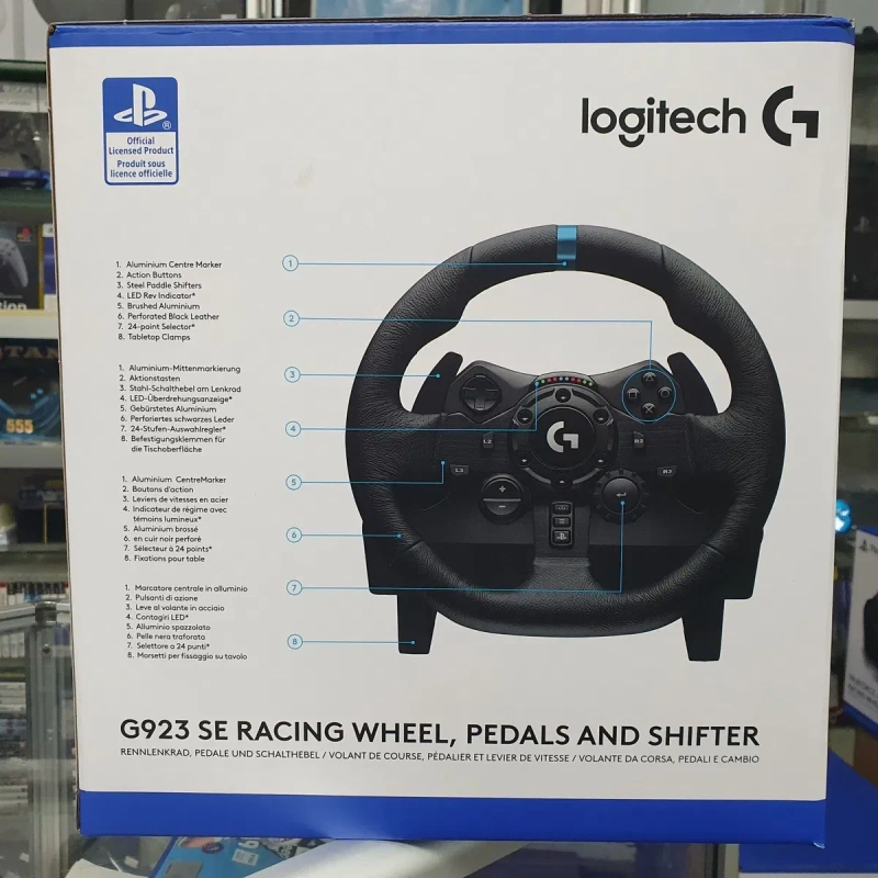 Руль Logitech G923 TrueForse для PS5,PS4,PC +Коробка Передач (магазин) гарантия 12 мес. — фото 3