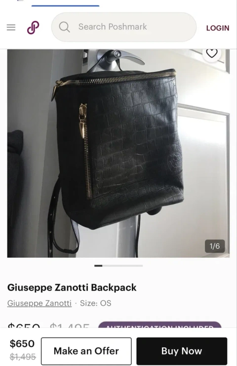 Рюкзак Giuseppe Zanotti оригинал