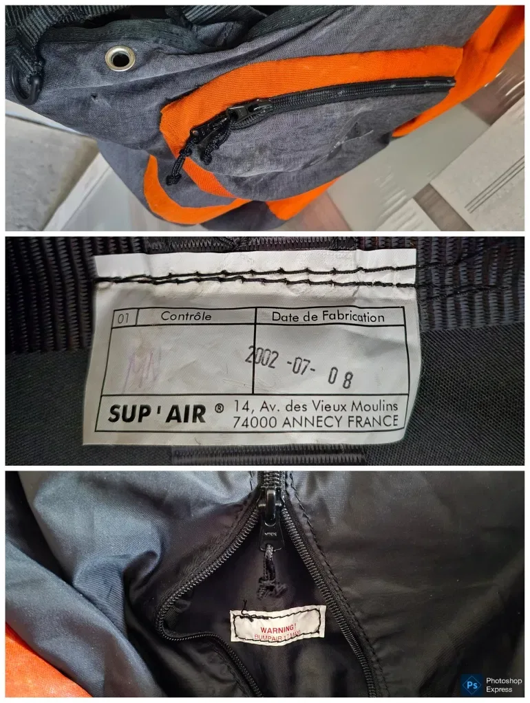 Рюкзак-подвеска для параплана Sup'Air из Cordura / Подвесная система — фото 3