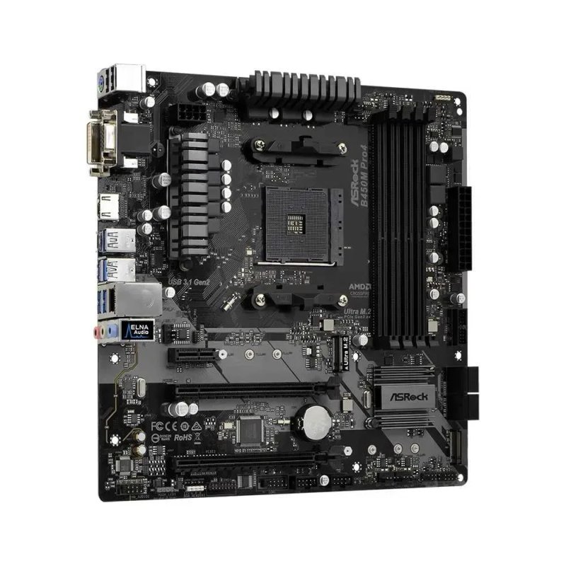 Ryzen 5 5500 ASROCK B450M PRO 4 DDR4 амд amd райзен 5 am4 — фото 2