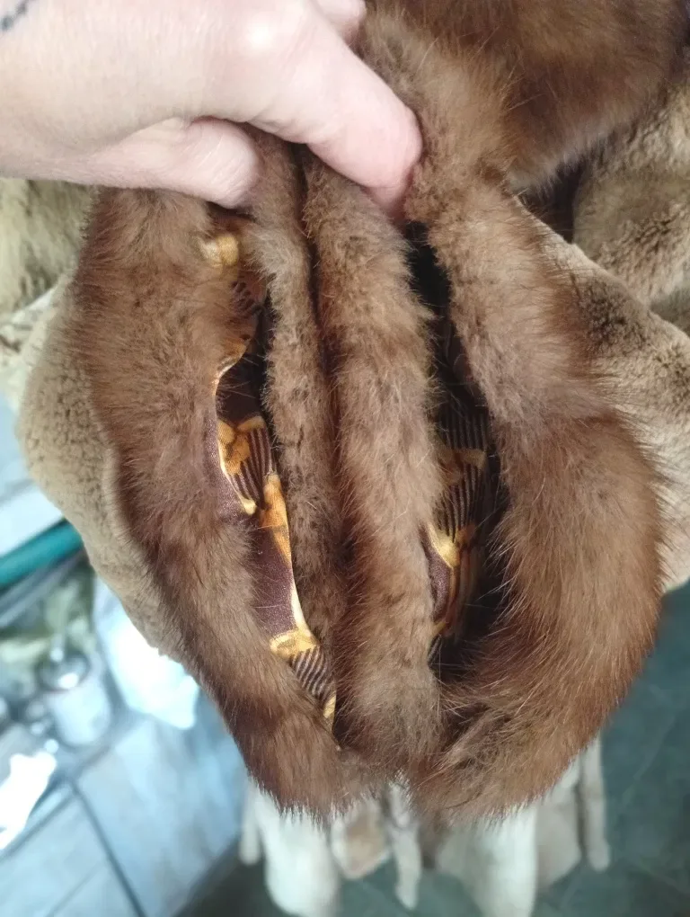 Saga furs.   Дл 105см. Норковая шуба с соболем. Натуральная шуба — фото 7