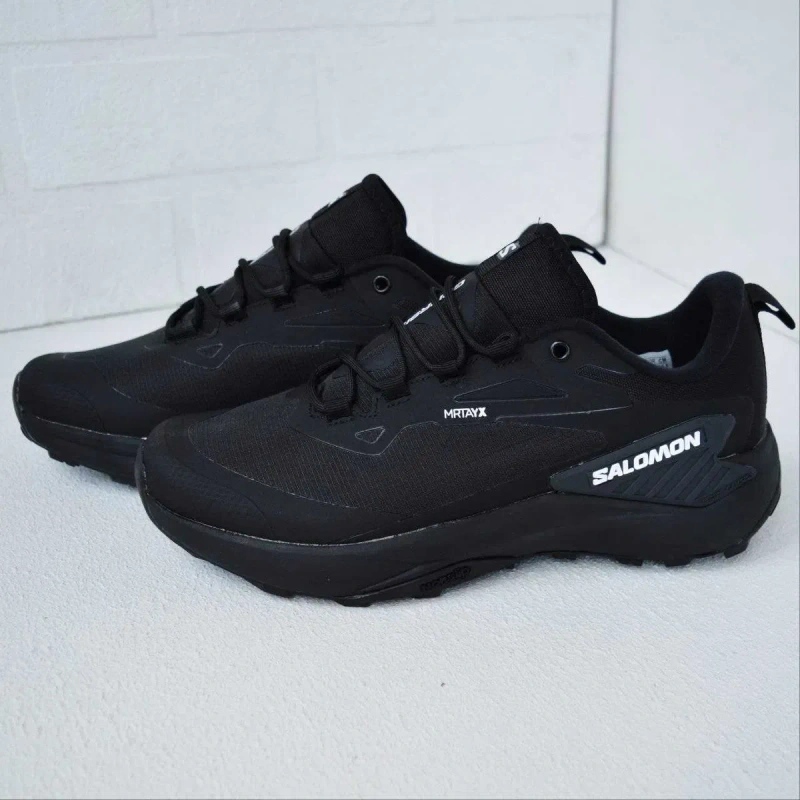 Salomon Genesis Waterproof Black чорні кросівки чоловічі саломон — фото 3