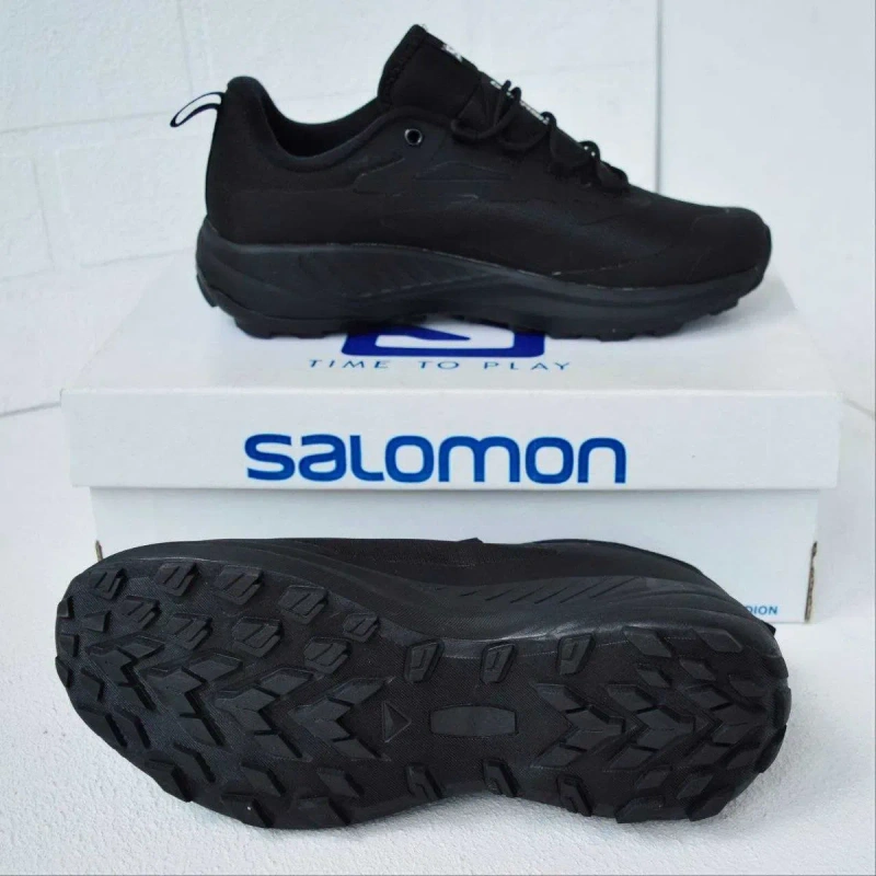 Salomon Genesis Waterproof Black чорні кросівки чоловічі саломон — фото 5