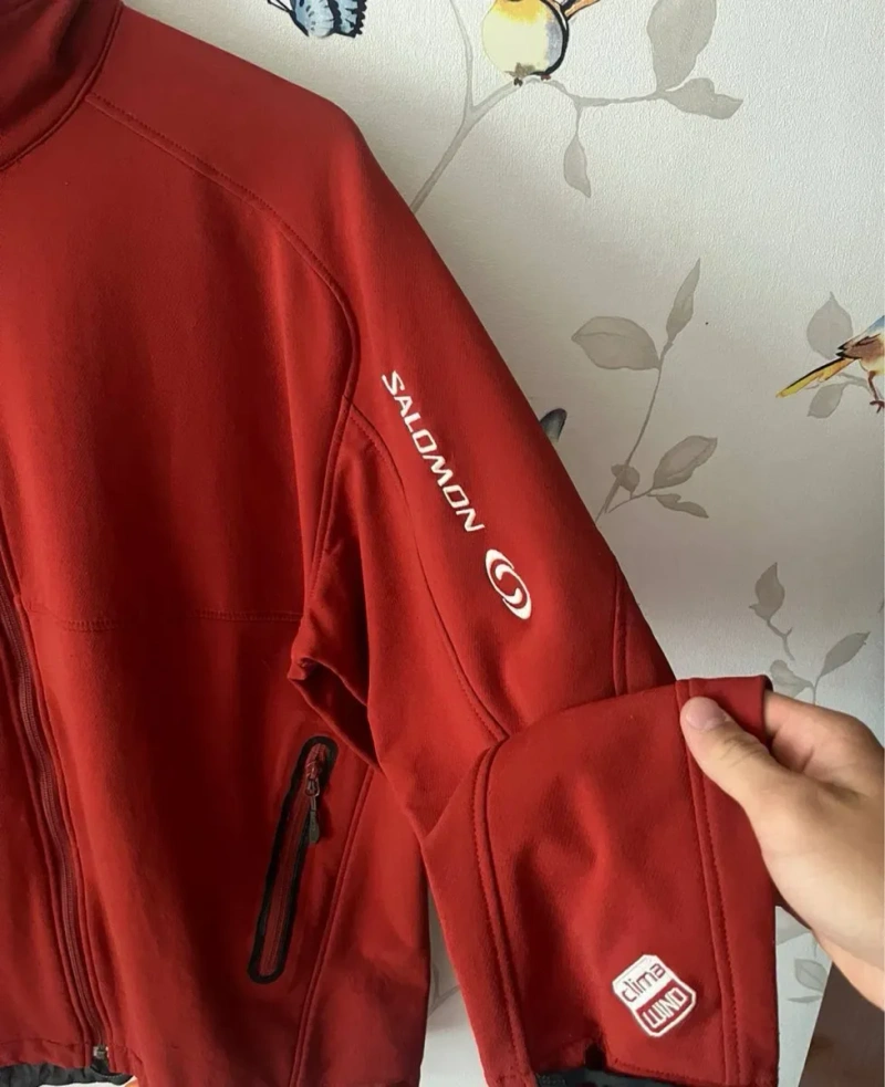 Salomon vintage soft shell jacket куртка вітровка софтшел гарний стан рідкісна outdoor gorpcore — фото 2