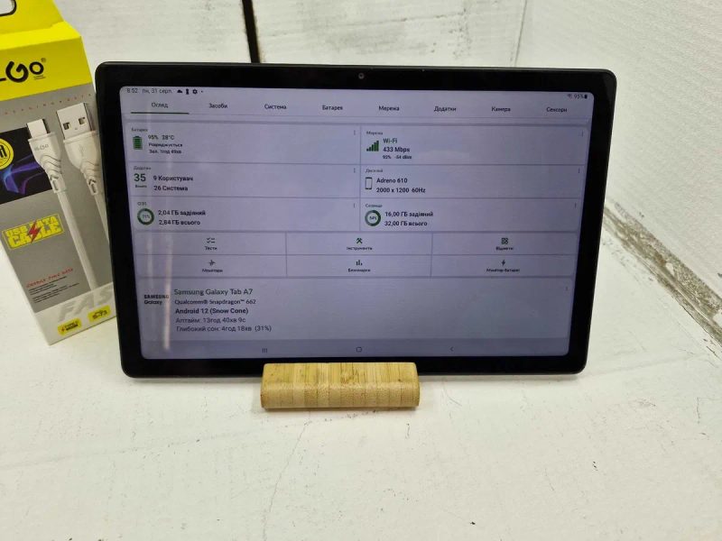 Samsung Tab A7  3/32GB wifi | Android 13 | Планшет Wifi | + кабель — фото 5