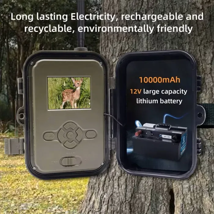 Сантек Фотопастка Suntek HC-940A — 4K / 50 МП фотоловушка НС940 камера для лісу фотокамера відеокамера з датчиком руху і екраном — фото 6