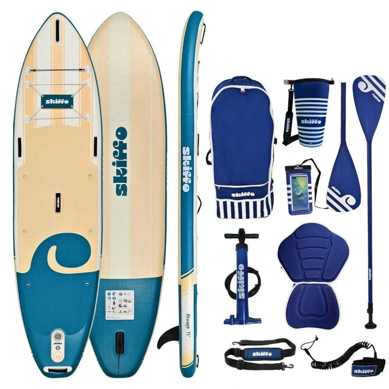 САП Skiffo Rivage Lagoon 11.0 335x86x15 Борд Дошка Aqua Marina AquaMarina SUP доска Board 2 шари слоя надувна Stand Up Paddle борд SUB SAP надувная — фото 4