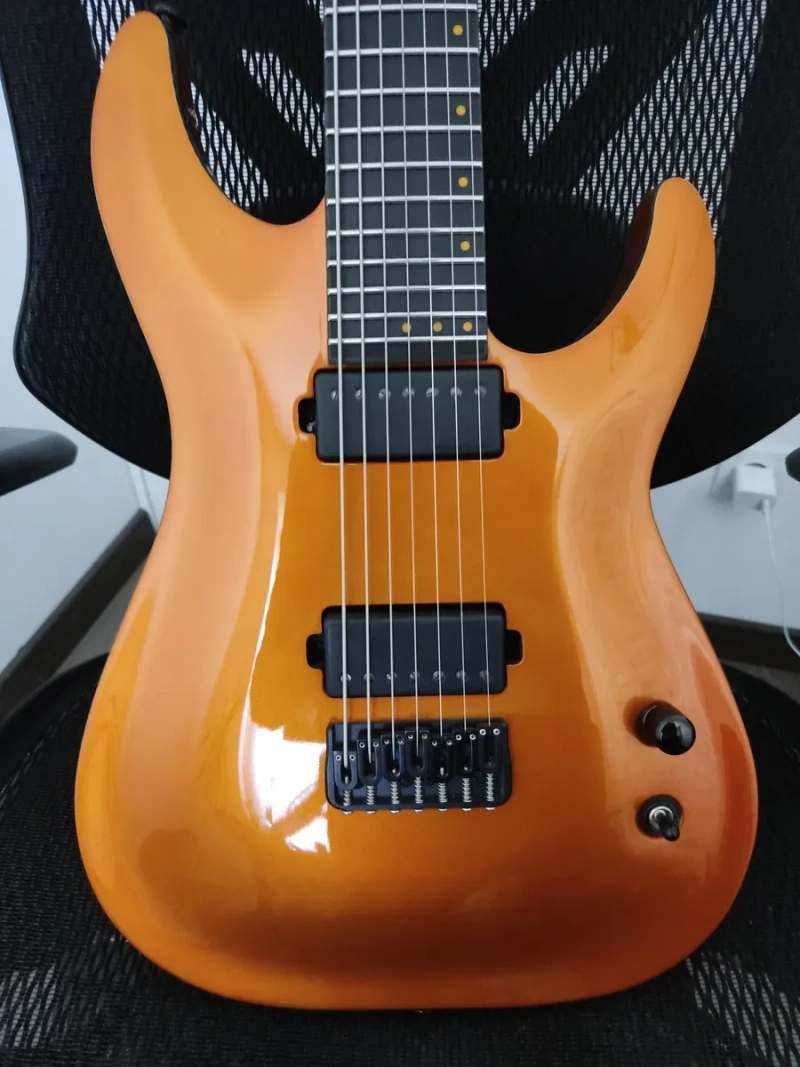 Schecter KM-7 Lambo orange — фото 2