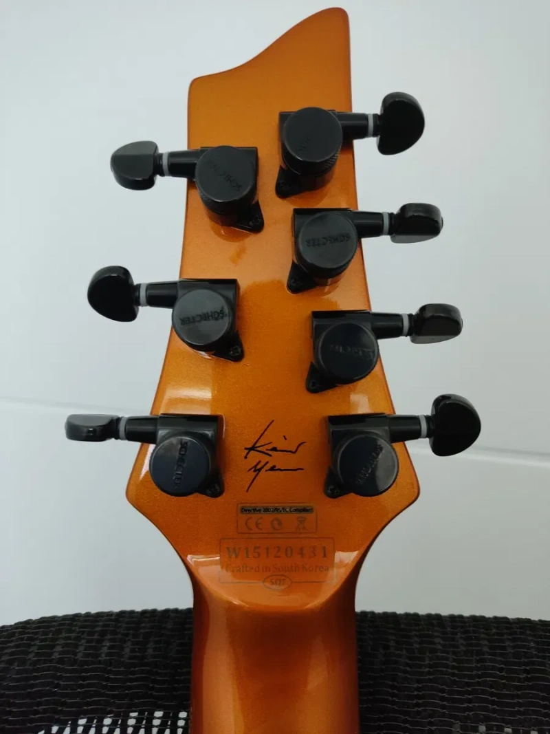 Schecter KM-7 Lambo orange — фото 3