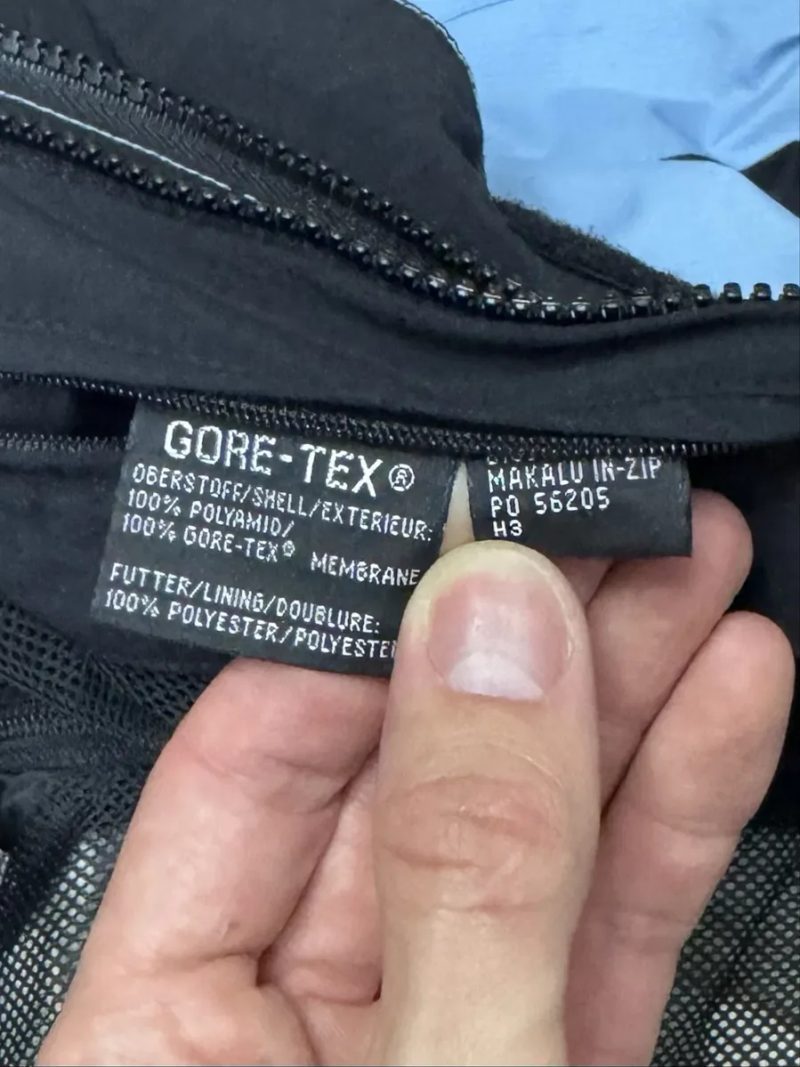 Schoffel gore-tex ветровка куртка S-M размер трекинговая голубая — фото 4