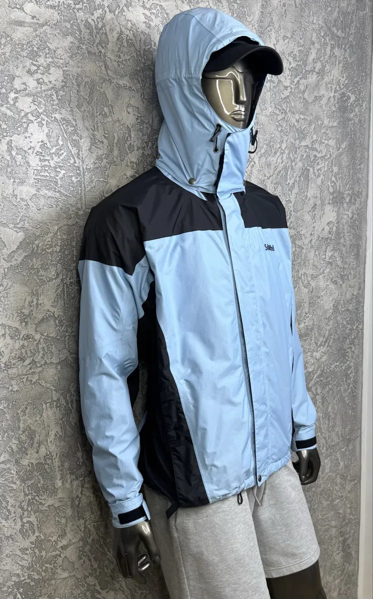Schoffel gore-tex ветровка куртка S-M размер трекинговая голубая — фото 8