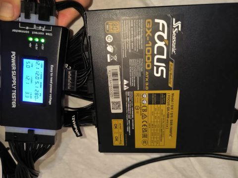 Seasonic Focus GX-1000 ATX 3.0 1000W 80 Plus Gold Флагман Еталонні тести Пломба rtx rx gtx gt mx gaming oc