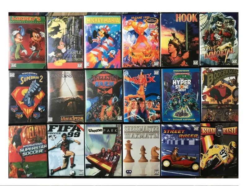 SEGA Середній бокс Mortal Kombat Battletoads для приставок mega drive — фото 7