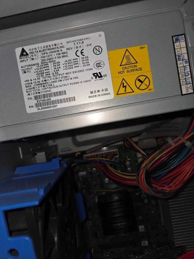 сервер Entry 1U (8потоків, 16Гб ПЗУ); Intel Xeon 3430 Quard-core(2400/8M,S1156); 4*DDR3-1333 4096MB ECC Kingston; Adaptec SAS RAID 640 + рейки в шафу! — фото 3