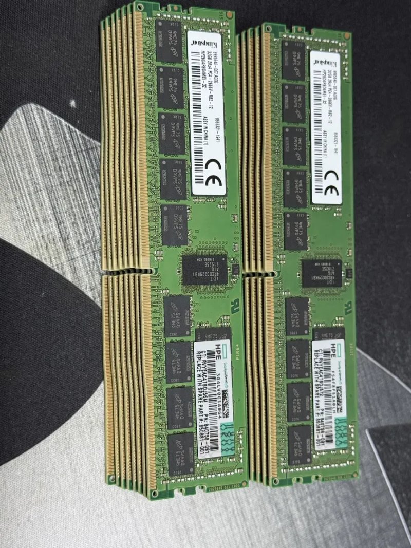 Серверна оперативна памʼять RAM DDR4 ECC 2666V HPE 32Gb 2rx4 — фото 2