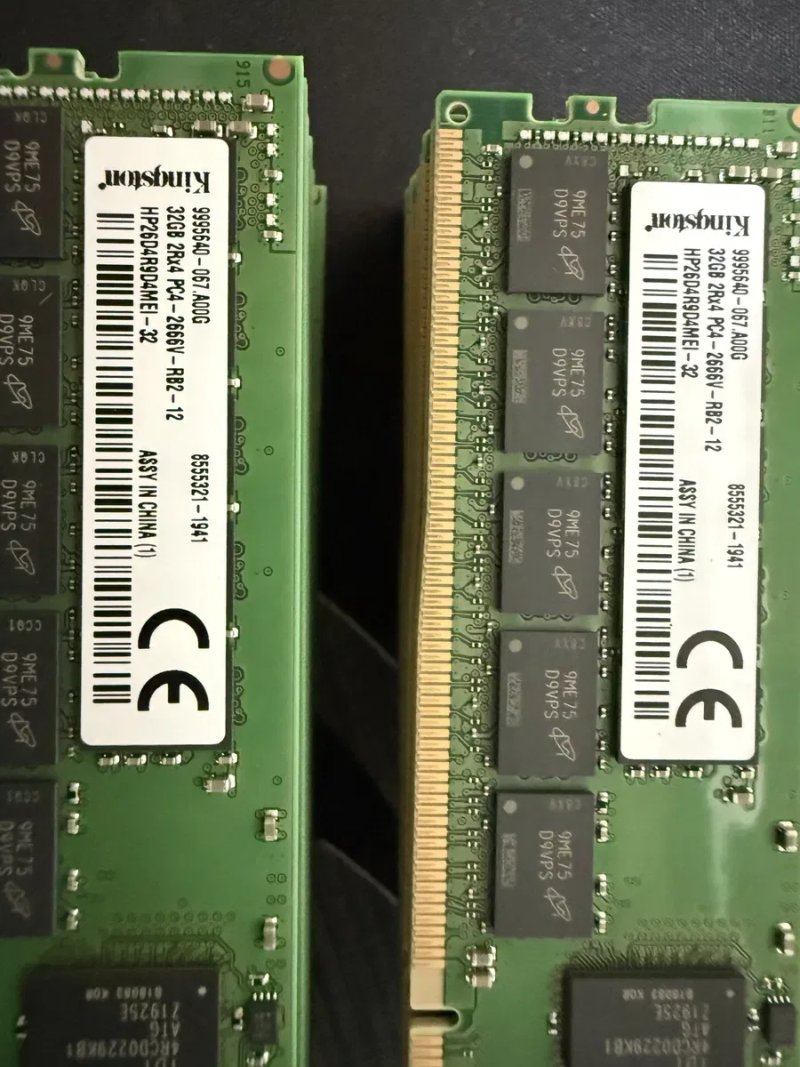 Серверна оперативна памʼять RAM DDR4 ECC 2666V HPE 32Gb 2rx4 — фото 3