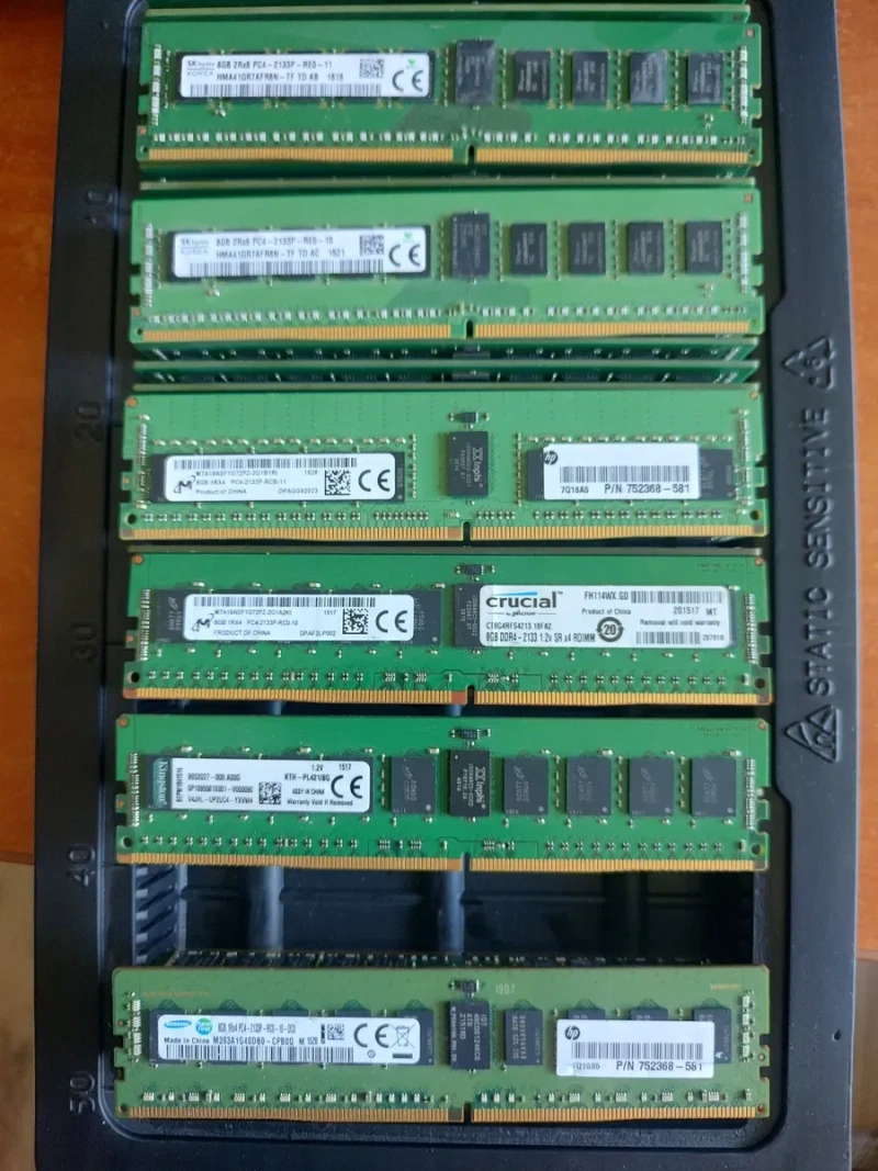 Серверна оперативна пам'ять RDIMM ECC DDR3/4 4/8/16Gb 1333-2666Мгц — фото 6