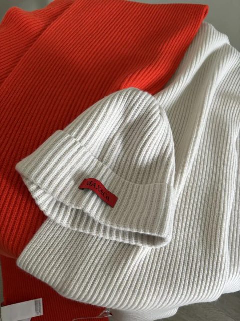 Шарф шаль шапка MaxMara платок украшения Максмара Max Mara