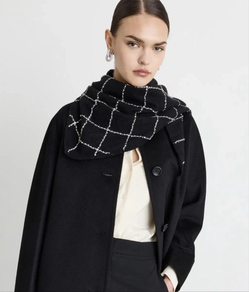 Шарф шаль шапка MaxMara платок украшения Максмара Max Mara — фото 3