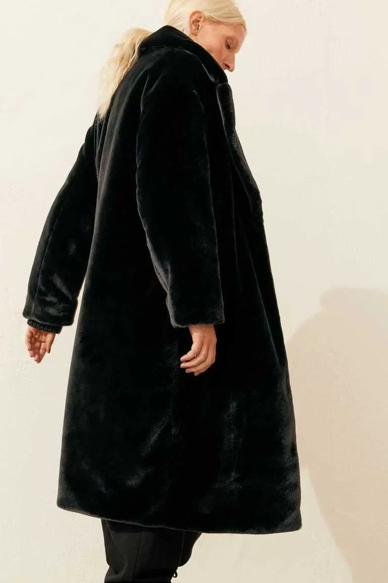 Шикарная шуба пальто эко мех мутон h&m премиум! Размеры в наличии! Оригинал — фото 5