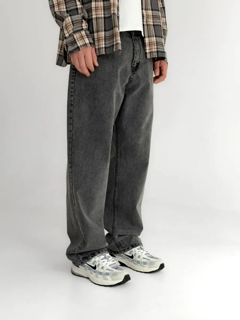 Широкі чоловічі джинси, джинси багі, бегі, baggy jeans, вільні джинси — фото 2