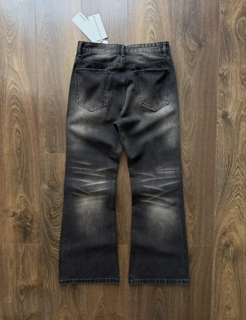Широкі Джинси Flared Фларед Клеш Розкльошені Кльош Bootcut Jaded London Washed Штани Джинсові Baggy Чорні Темні Wide Leg Y2K Буткат Буткати Black — фото 4