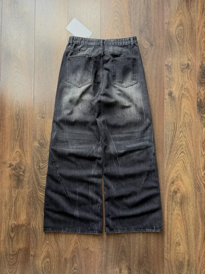 Широкі Джинси Jaded London Джинсові Штани Baggy Чорні Wide leg Y2K SK8 — фото 4