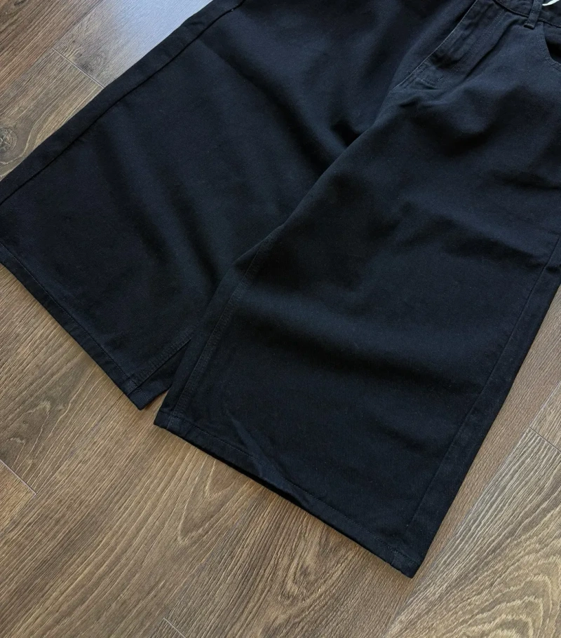 Широкі Шорти Baggy Jaded London Type Джинсові Чорні SKATER Y2K SK8 — фото 3