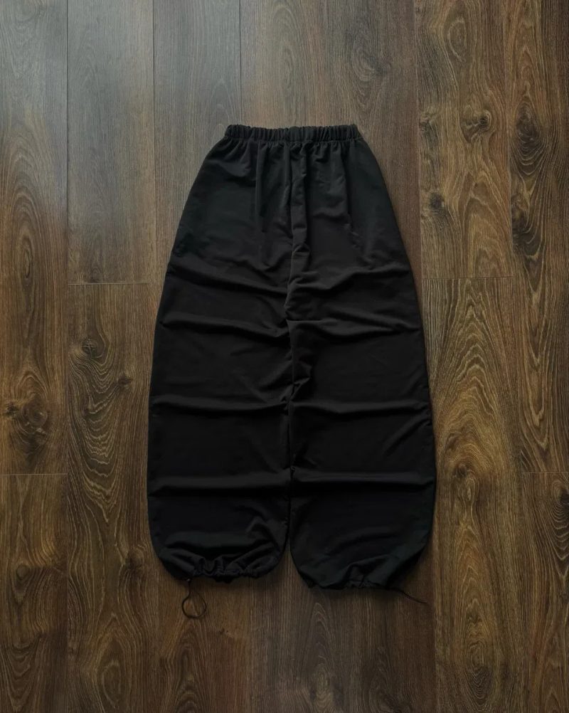 Широкі Штани Спортивні Парашути Sweatpants Baggy Fit Чорні Черные Спортивки Jaded London Skater ERD Type Flared Фларед Широкие Буткат Bootcut Y2K SK8 — фото 4