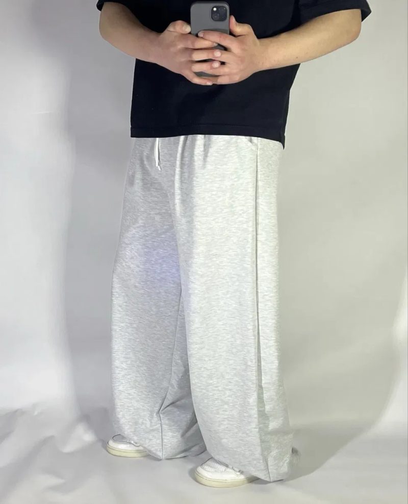 Широкі спортивки штани сірі чорні baggy sweatpants jaded  rap streetwe — фото 6