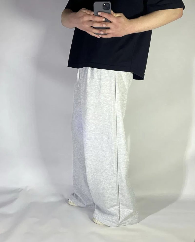 Широкі спортивки штани сірі чорні baggy sweatpants jaded  rap streetwe — фото 8