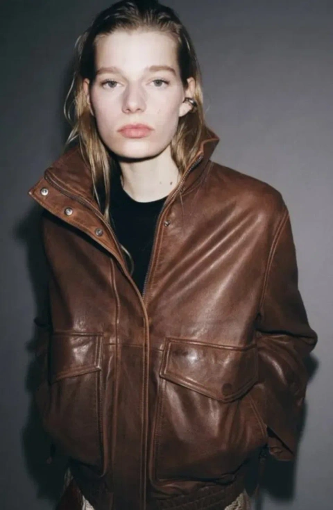 Шкіряна куртка Zara limited ed
