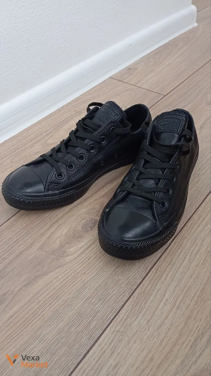 Шкіряні кеди Converse Mono Black — фото 2