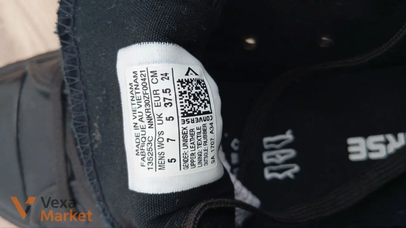 Шкіряні кеди Converse Mono Black — фото 3