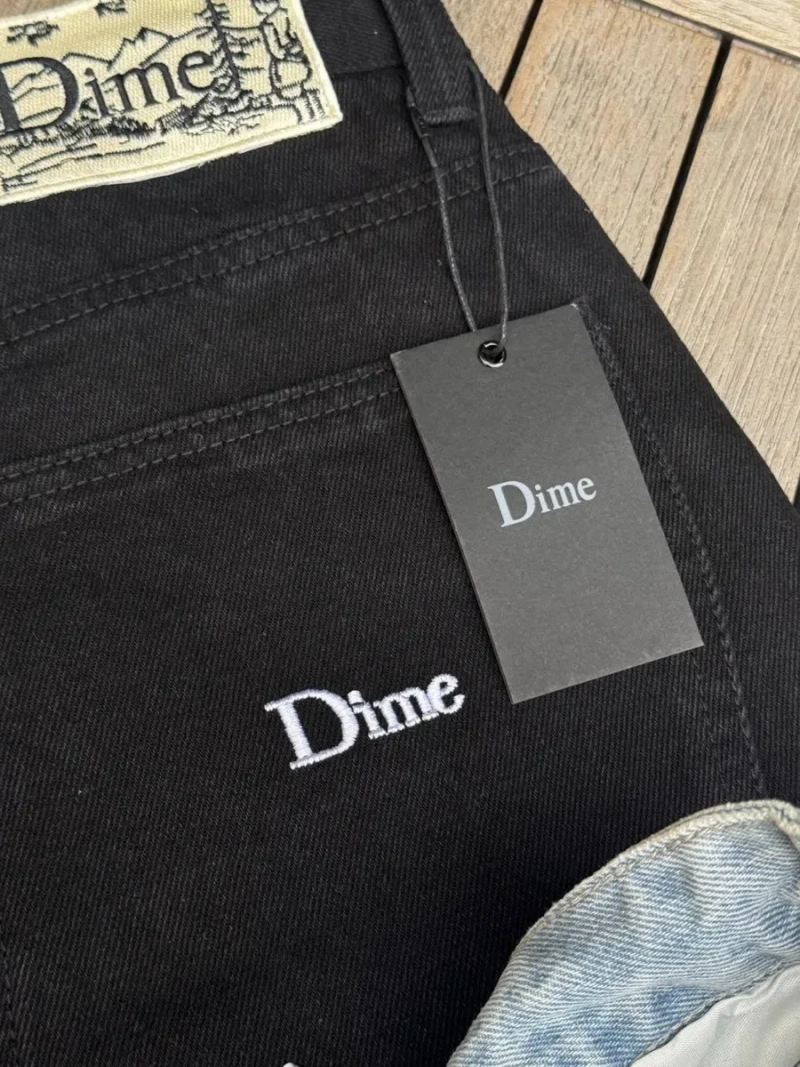 Шорти Дайм джинсові чоловічі спортивні джинси Dime чорні широкі сині шорти | Шорты Джинсовые мужские черные Дайм шорты Dime черные мужские спортивные — фото 2