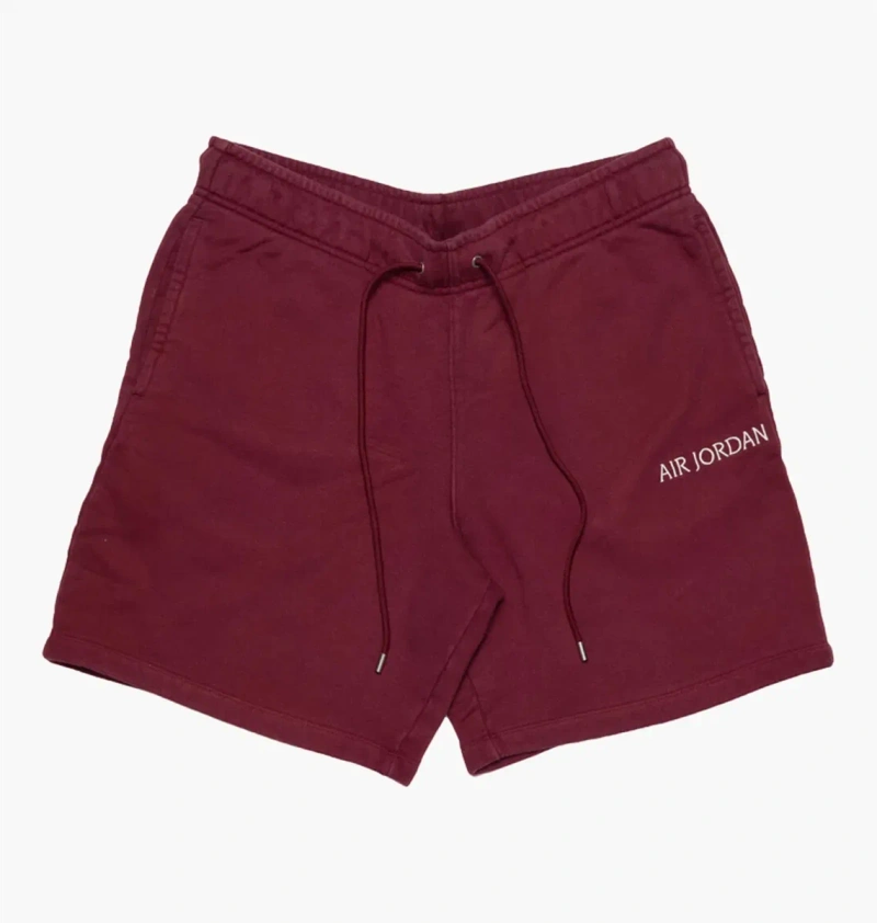 Шорты мужские Air Jordan Wordmark Fleece Short Bordo оригінал DV6467-645 — фото 7