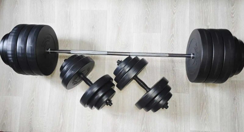 Штанги від 25 до 90 кг Гантелі композитні! Гантели разборные ! Штанга — фото 2