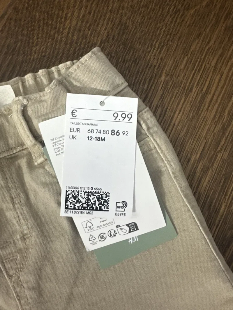 Штани 3 пари дитячі дівчачі Zara H&M fox&bunny — фото 5