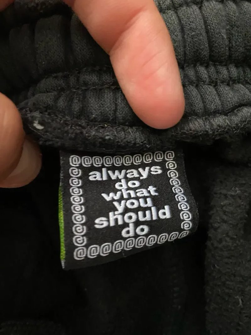 Штаны Adwysd always do what you should do оригинал y2k sk8 sp5der trapstar supreme balenciaga vetements project gr bape — фото 3