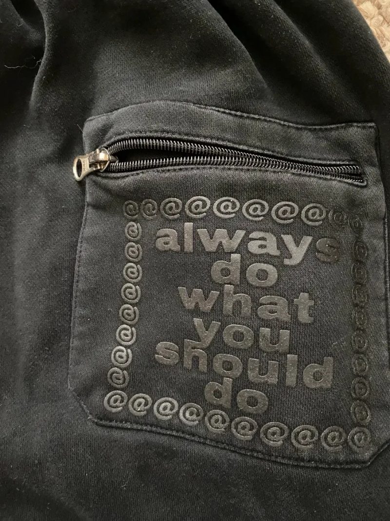 Штаны Adwysd always do what you should do оригинал y2k sk8 sp5der trapstar supreme balenciaga vetements project gr bape — фото 8