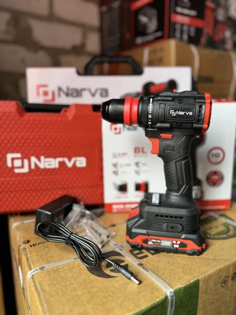 Шуруповерт аккумуляторный NARVA NCD-2155 DFR cъемный патрон бесплатная доставка