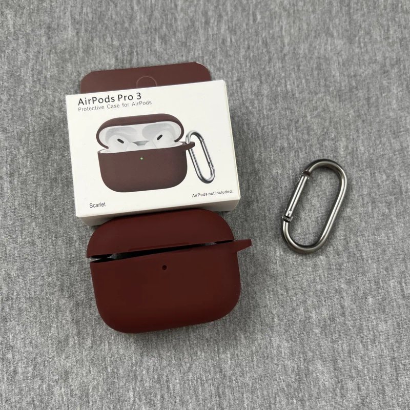 СИЛІКОНОВИЙ ЧОХОЛ для AirPods 1/2/3/4 / PRO | Soft-touch силікон + Карабін | ВЕЛИКА НАЯВНІСТЬ КОЛЬОРІВ | ПРЕМІУМ ЯКІСТЬ | НОВІ !!! — фото 8