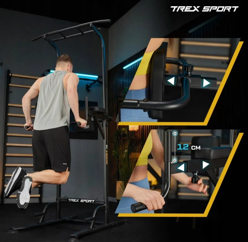 Силова станція Trex Sport TX-150PR до 150 кг регульована•Турнік•брусья — фото 7