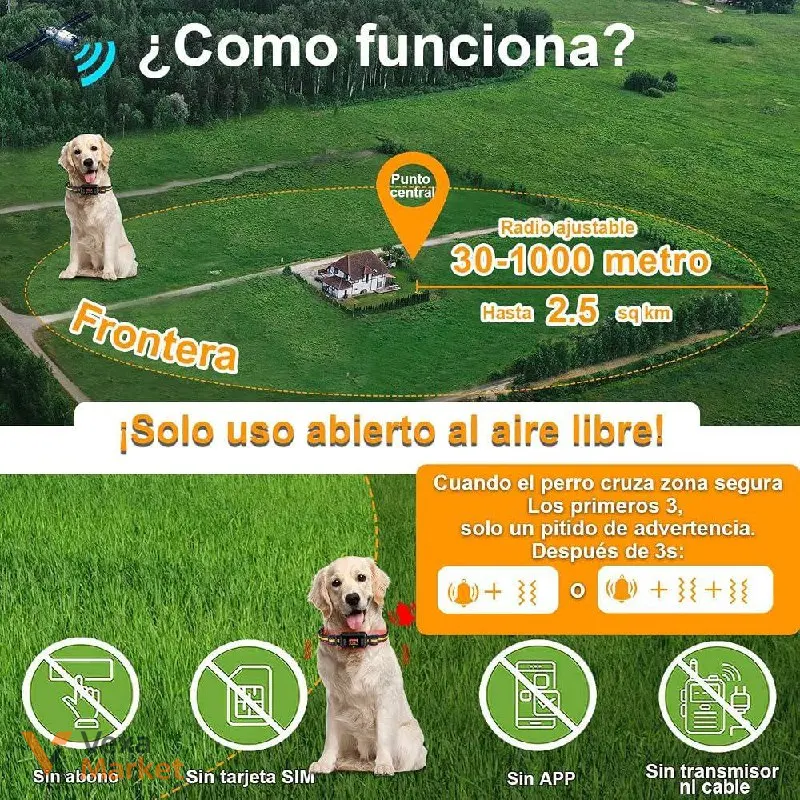 Система віртуальної огорожі для собак GPS Outdoor Wireless Dog Fence System Арт. 0926029 — фото 3